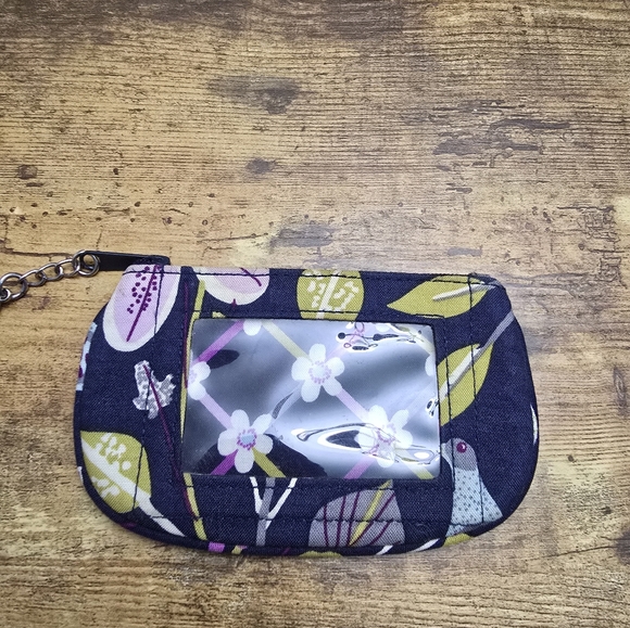 Vera Bradley Floral Blue Coin Purse - Picture 4 of 8